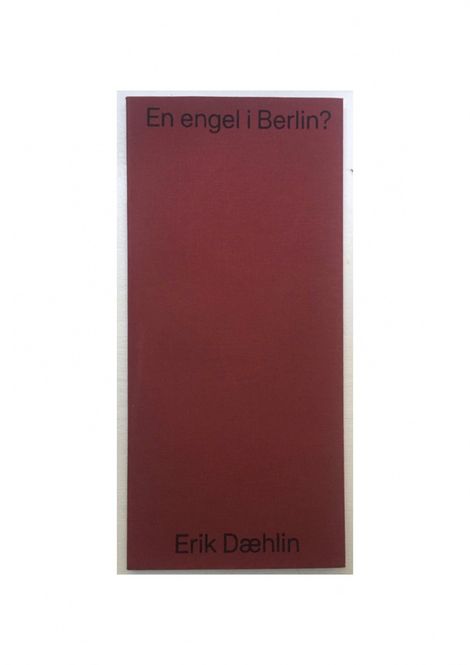 Hovedbilde Erik Dæhlin - En engel i Berlin?