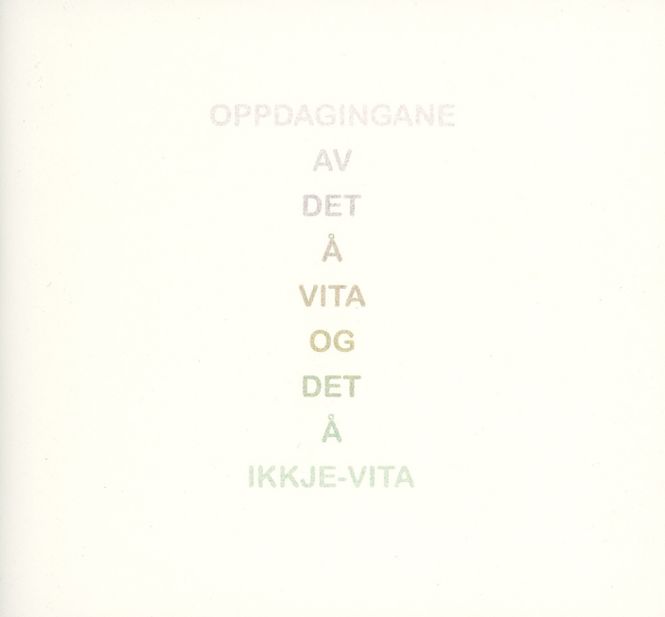 Hovedbilde Kurt Johannessen - OPPDAGINGANE AV DET Å VITA OG ...